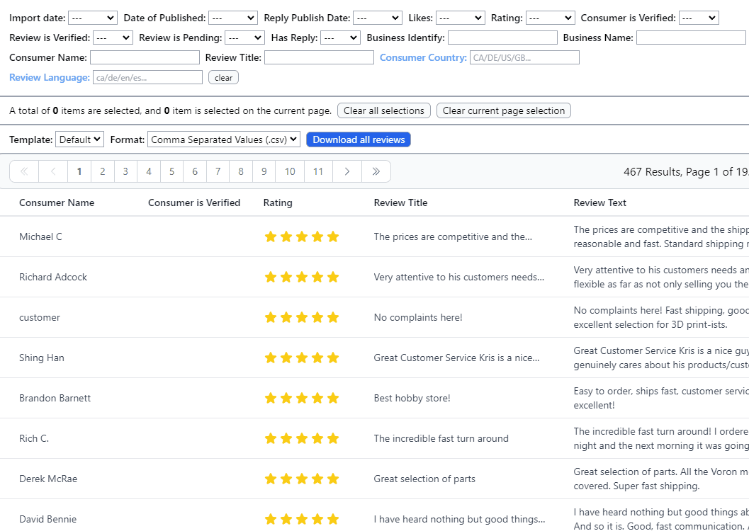 Local Yelp Review Search